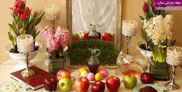 عکس ایده سفره هفت سین تازه عروس