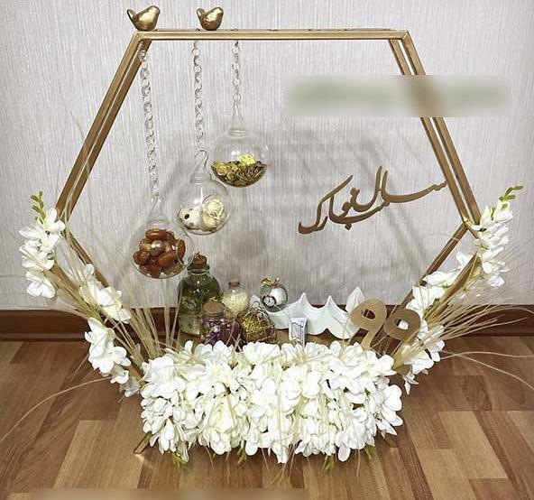 عکس ایده سفره هفت سین تازه عروس