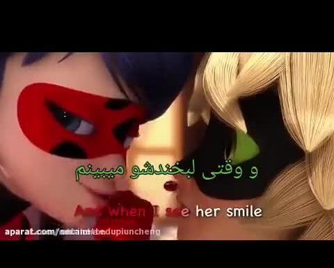 عکس دختر کفشدوزکی با متن