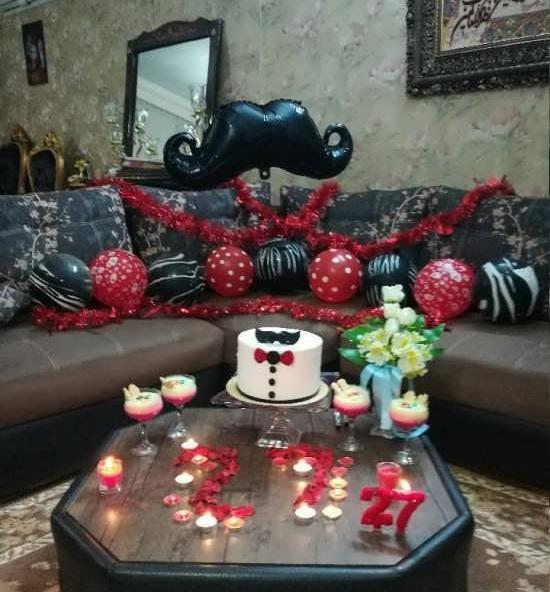 عکس ایده تزیین خانه برای تولد شوهر