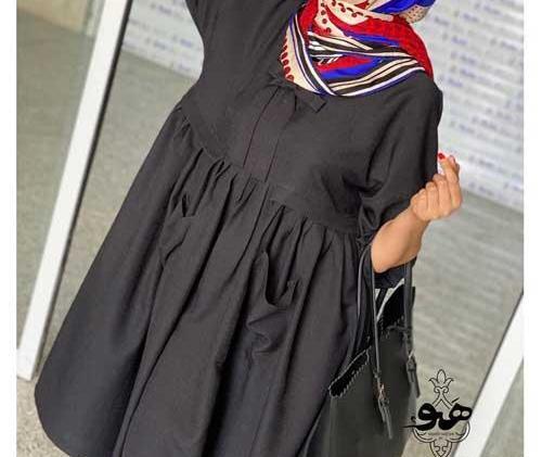 عکس مدل مانتو اسپرت چین دار