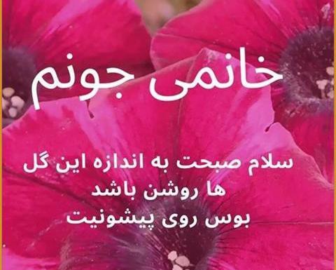 عکس صبح بخیر خانومم