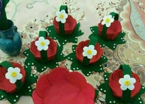عکس ایده هفت سین با فوم