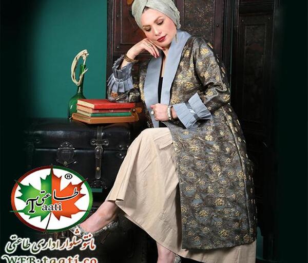 عکس مدل مانتو شلوار مجلسی کرپ