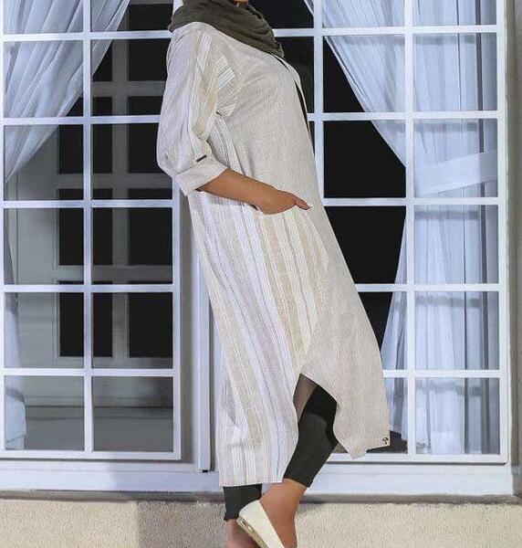 عکس مانتو بلند تابستانه دخترانه