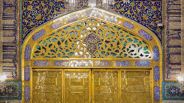 عکس نوشته های ضریح امام رضا