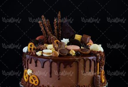 عکس کیک شکلاتی تولد