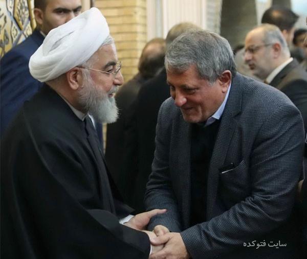 عکس محسن هاشمی و همسرش