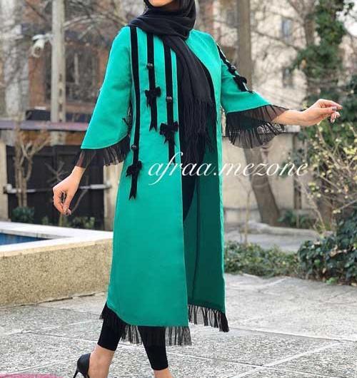 عکس مدل مانتو جدید ریش بابا
