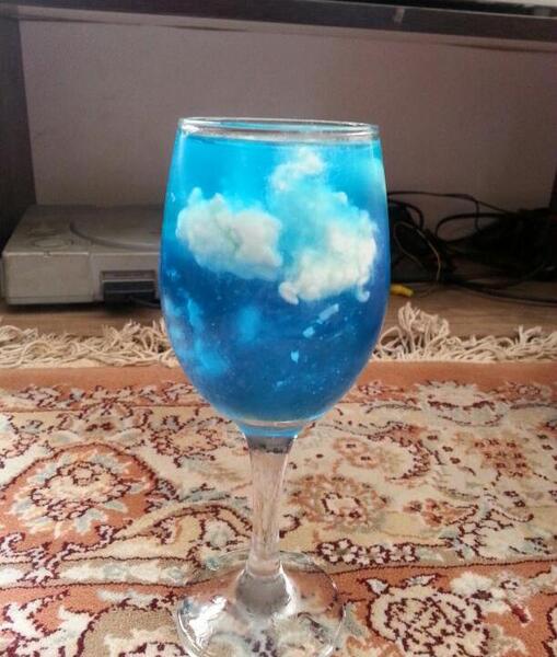 عکس ژله آسمان ابری