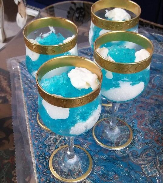 عکس ژله آسمان ابری