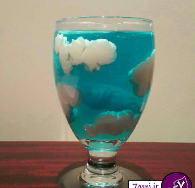 عکس ژله آسمان ابری