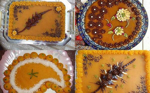 عکس های حلوا تزیین