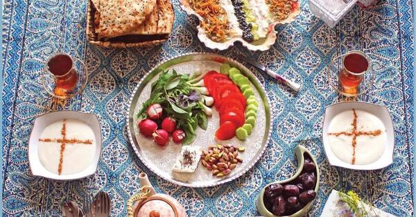 عکس ایده غذایی برای افطار