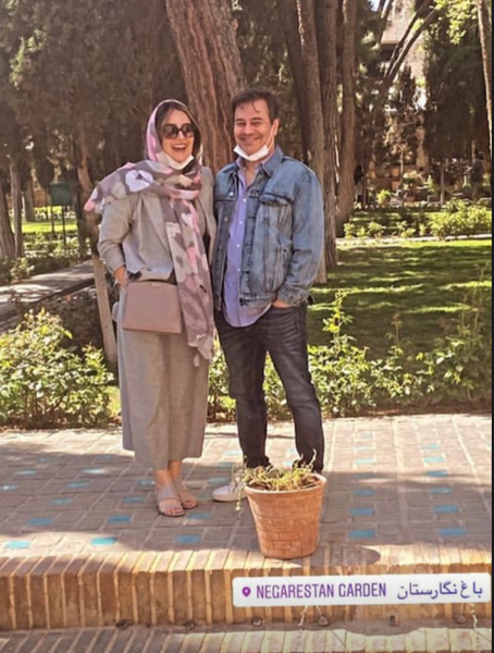 عکس پیمان قاسم خانی با میترا ابراهیمی
