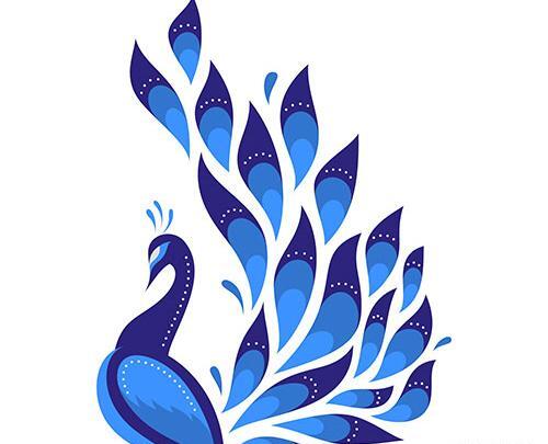 عکس طاووس گرافیکی