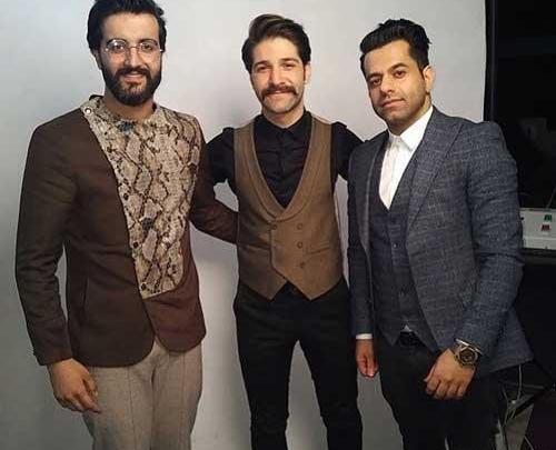 عکس رضا بهرام و همسرش