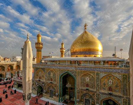 عکس حرم حضرت علی با کیفیت بالا
