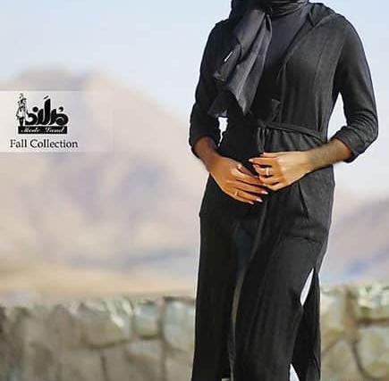 عکس مدل مانتوهای جدید بلند چاک دار