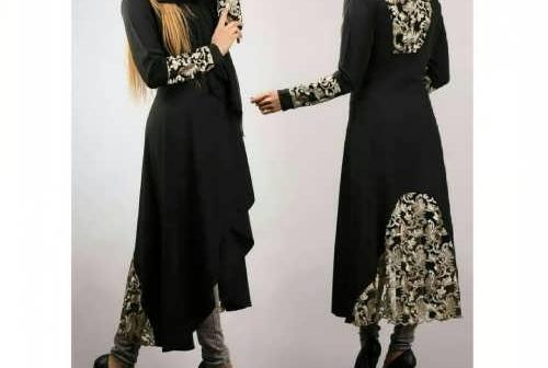 عکس مدل مانتوهای جدید بلند چاک دار