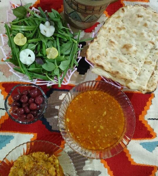 عکس تزیین آبگوشت