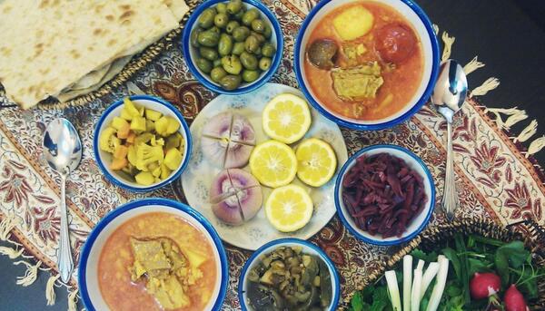عکس تزیین آبگوشت