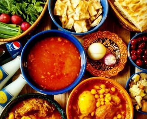 عکس تزیین آبگوشت