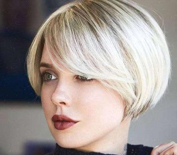 عکس موی کوتاه زنانه صورت گرد