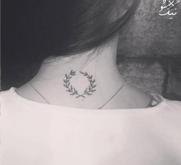 عکس تاتو پشت گردن