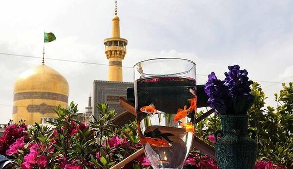 عکس بهاری حرم امام رضا