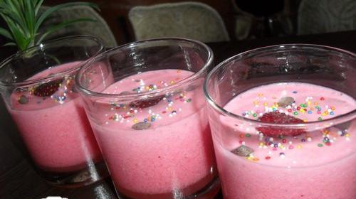 عکس ژله بستنی توت فرنگی