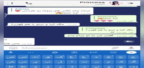 عکس چت مرینت و آدرین