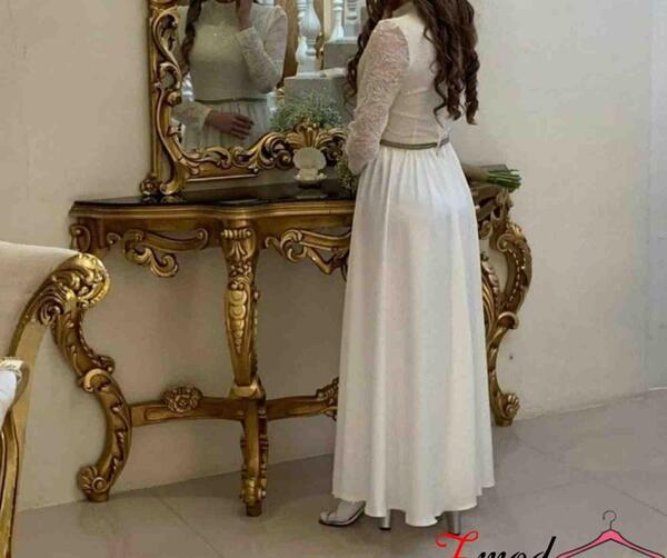 عکس لباس مجلسی دخترانه سفید