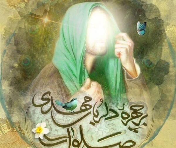 عکس نوشته برچهره دلربای مهدی صلوات