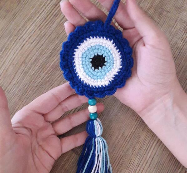 عکس چشم نظر بافتنی