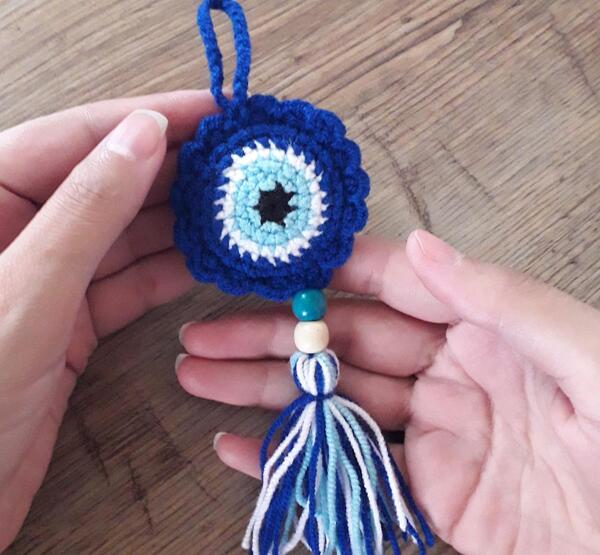 عکس چشم نظر بافتنی