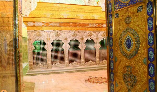 عکس ورودی ضریح امام حسین
