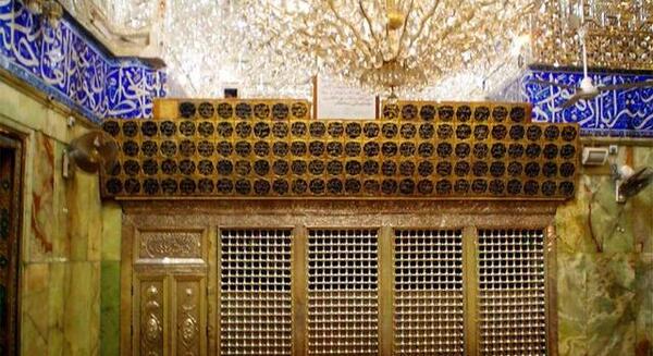 عکس ورودی ضریح امام حسین