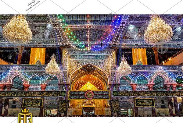 عکس ورودی ضریح امام حسین