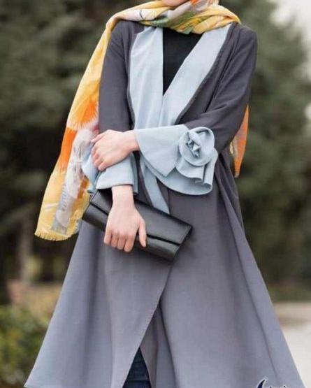 عکس مدل مانتو جدید زنانه جلو بسته