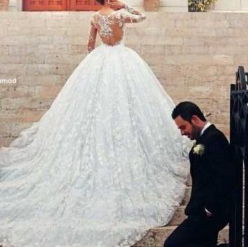 عکس لباس عروس خیلی خیلی پف دار