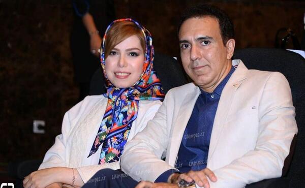 عکس پیمان یوسفی و همسرش