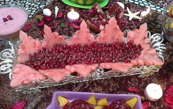 عکس شب یلدا غذا