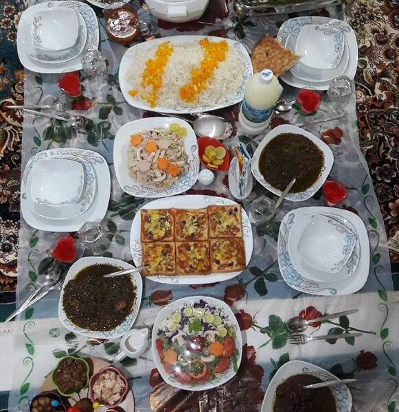 عکس شب یلدا غذا