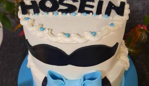 عکس کیک تولد پسرانه دو طبقه