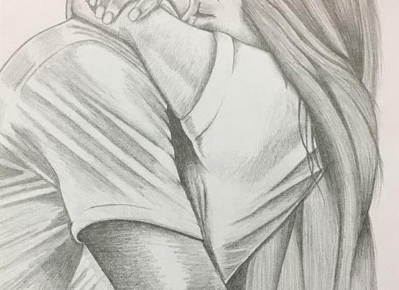 عکس عاشقانه دو نفره طراحی