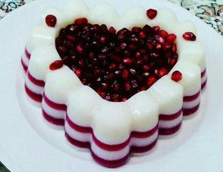 عکس ژله ساده در خانه