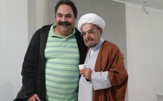 عکس حمید لولایی شبیه روحانی