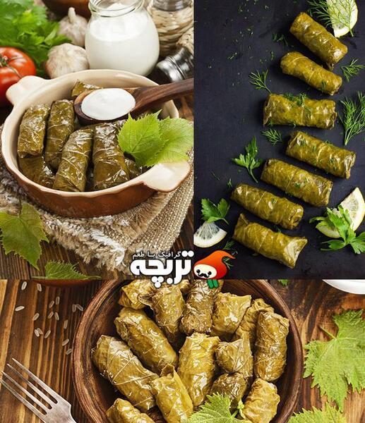 عکس غذا دلمه