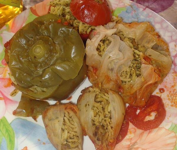 عکس غذا دلمه